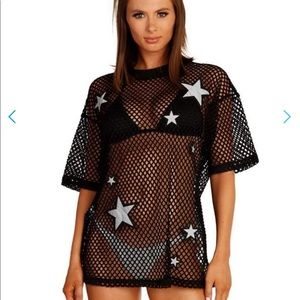 Reflective Star Oversized T-shirt